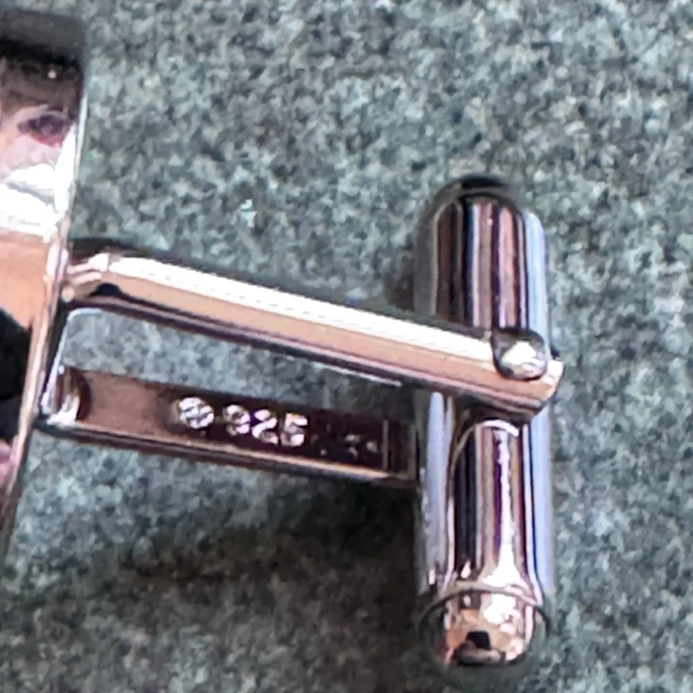 New York Yankees Silver Cuff Links